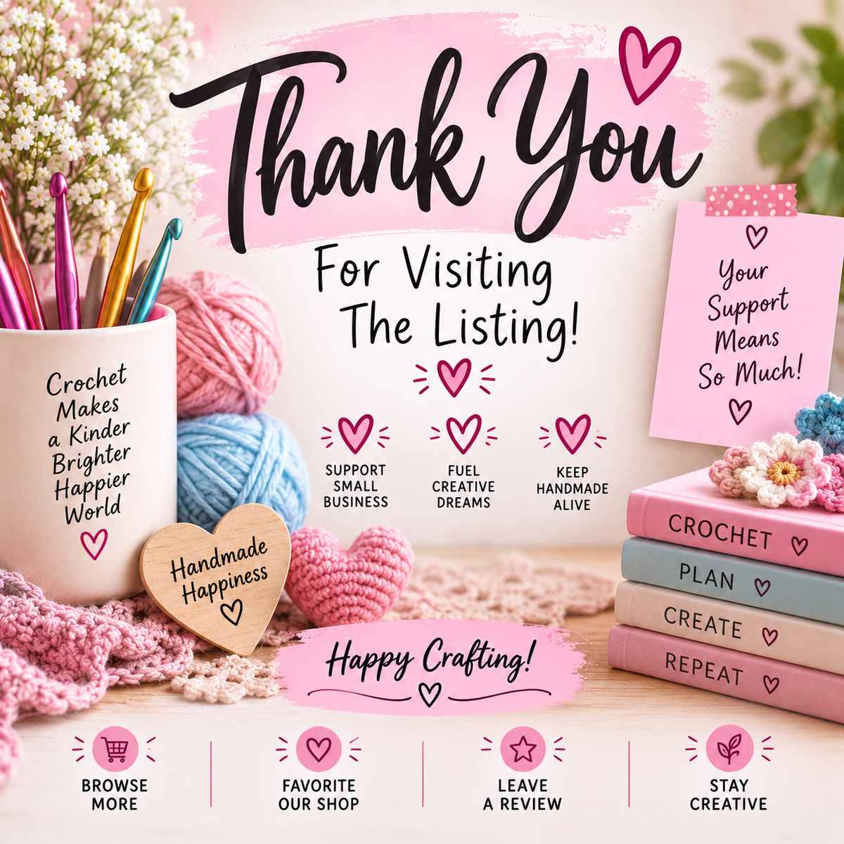 Crochet Journal Printable (Digital Download)