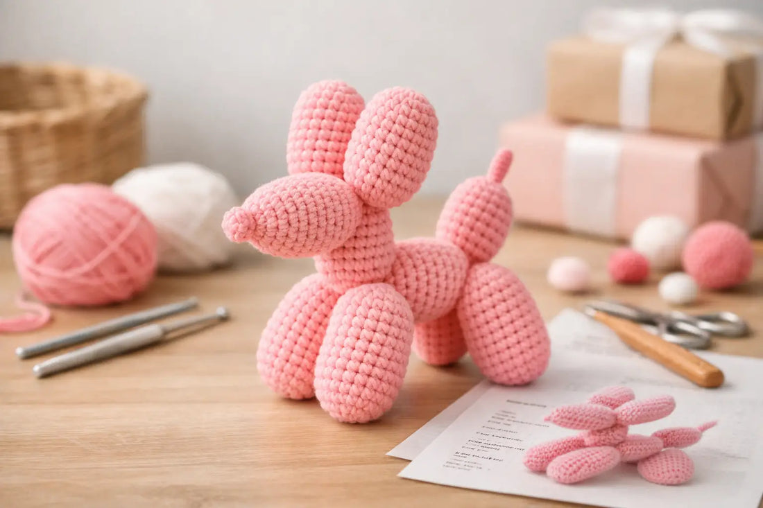 Crochet Balloon Dog Pattern PDF for Playful Gifts