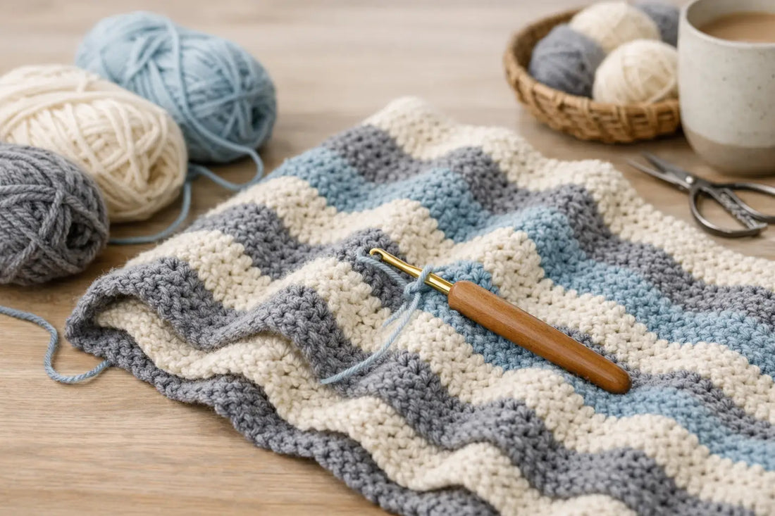 How to Crochet Ripple Stitch for Cozy Blankets