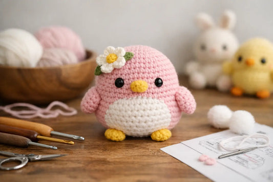 Crochet Plush Bird Pattern PDF for Sweet Makes