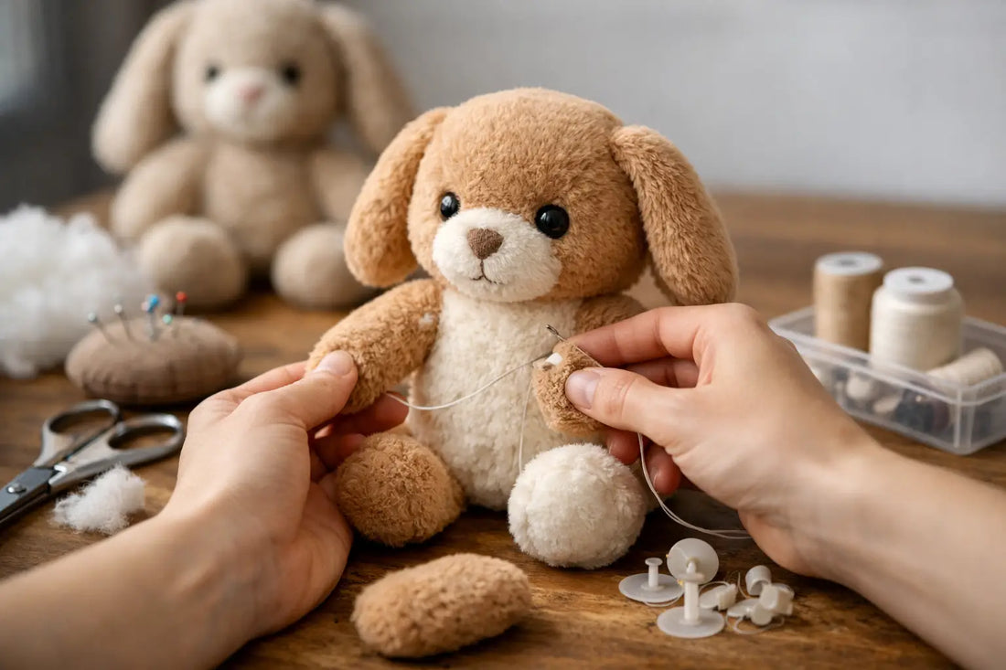 How to Assemble Plush Limbs That Stay Put
