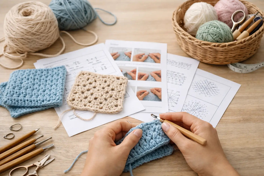 Printable Crochet Tutorials You’ll Actually Use