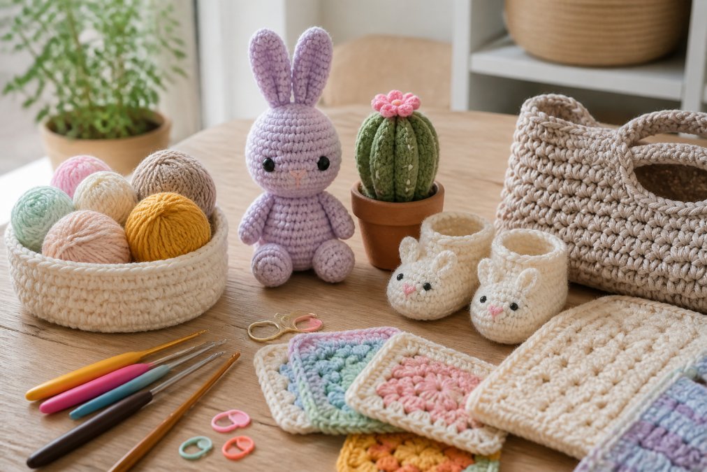 Easy Crochet Patterns for Beginners: 10 Projects to Start With