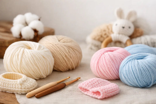 Cotton Versus Acrylic Baby Yarn for Crochet