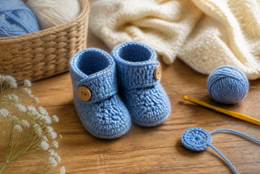 How to Crochet Baby Booties Step by Step (2026 Guide)
