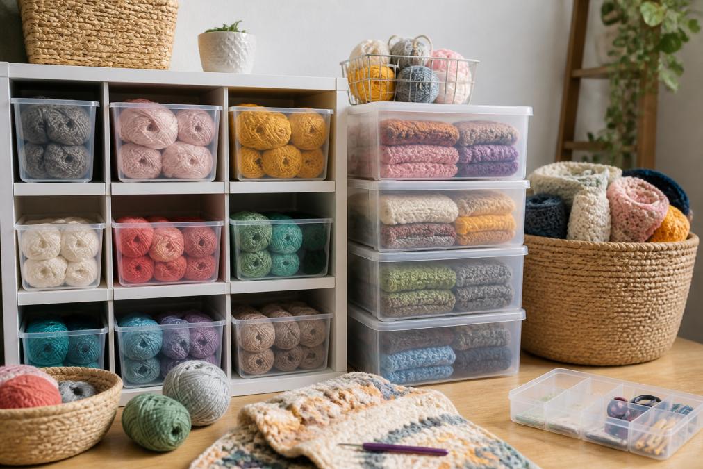 How to Organize Crochet Projects: 7 Simple Systems
