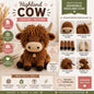 Highland Cow Crochet Pattern PDF | Amigurumi Farm Animal Toy (Digital Download)