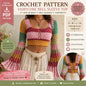 Andromeda Crochet Top Pattern (Digital Download)