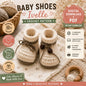 Baby Shoes Ivelle Crochet Pattern (Digital Download)