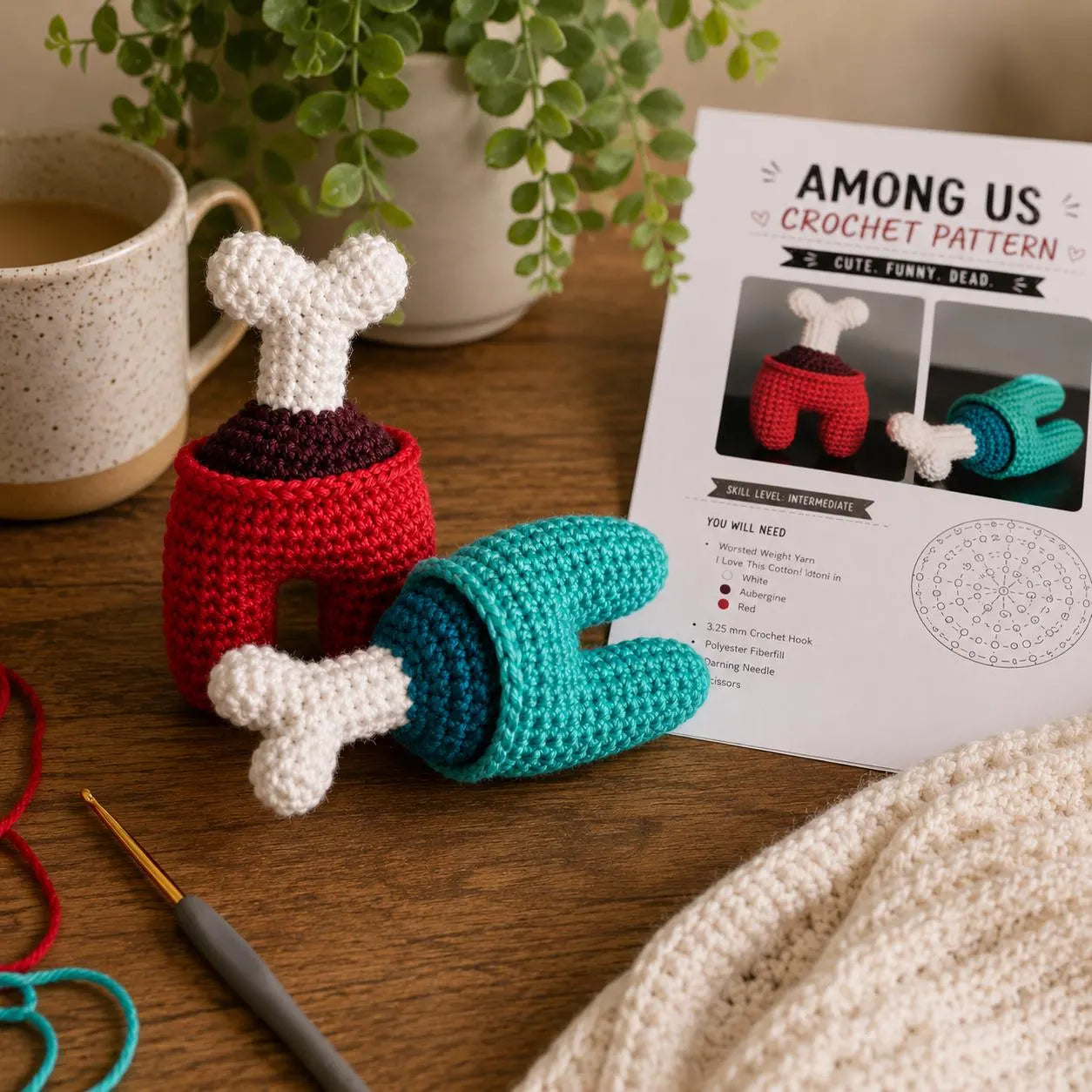 Among Us Crochet Pattern (Digital Download)