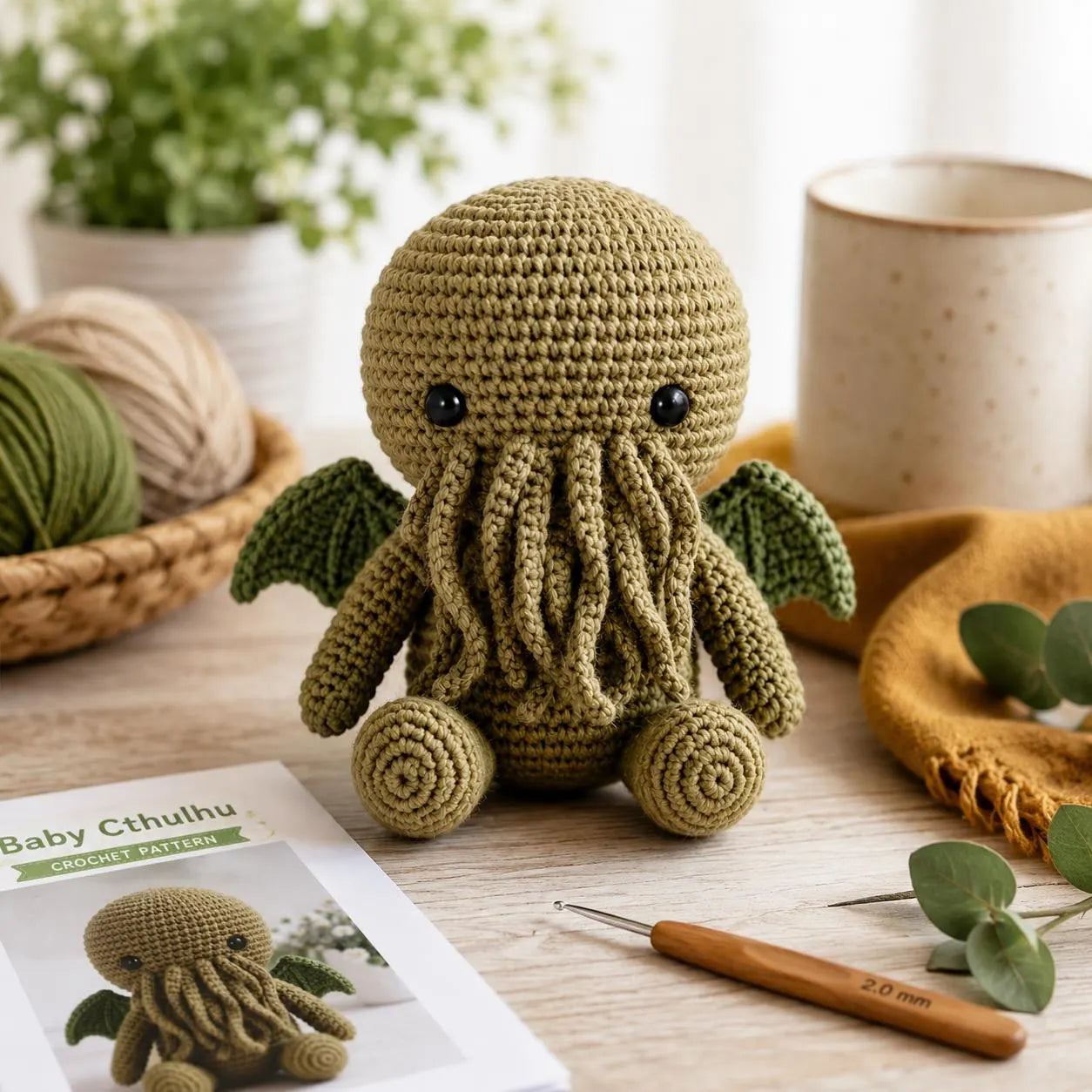 Baby Cthulhu Crochet Pattern (Digital Download)