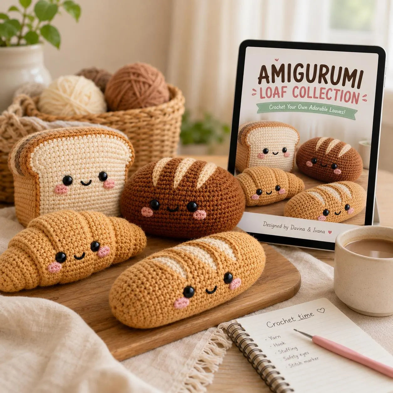 Amigurumi Loaf Collection Crochet Pattern Bundle (Digital Download)