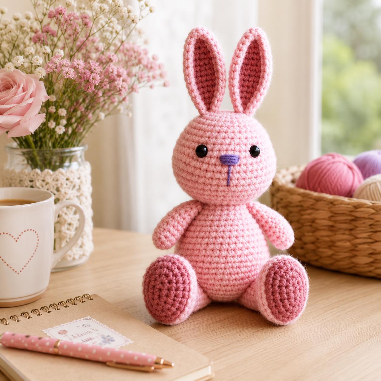 Crochet Rabbit Amigurumi Pattern (Digital Download)
