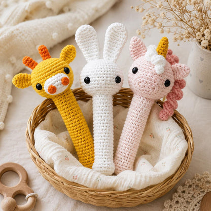 Baby Rattle Crochet Pattern (Digital Download)