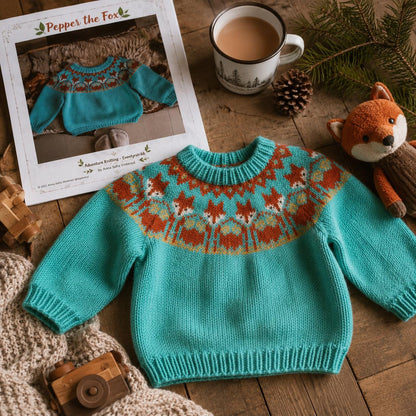 Pepper The Fox Knitting Pattern (Digital Download)