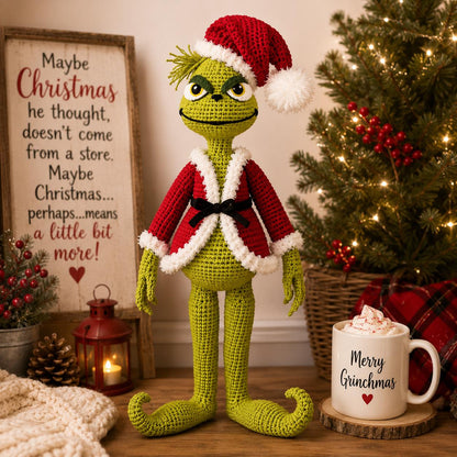 The Twelve Days of Christmas Grinch Inspired Crochet Pattern (Digital Download)