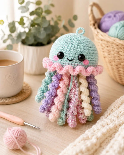 Crochet Jellyfish Amigurumi Pattern PDF