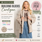 Building Blocks Crochet Cardigan Pattern (Digital Download)
