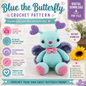 Blue the Butterfly Crochet Pattern (Digital Download)
