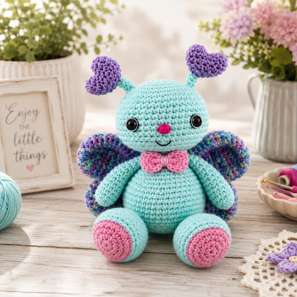 Blue the Butterfly Crochet Pattern (Digital Download)