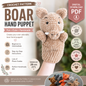 Boar Hand Puppet Crochet Pattern (Digital Download)