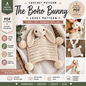 Boho Bunny Lovey Crochet Pattern (Digital Download)