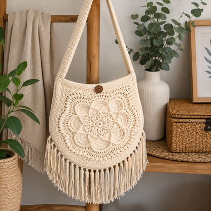 Delilah Boho Bag Crochet Pattern (Digital Download)