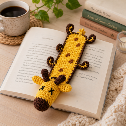 Crochet Giraffe Bookmark Pattern (Instant Download)