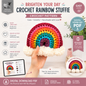 Brighten Your Day Crochet Rainbow Stuffie Pattern (Digital Download)
