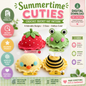 Summertime Cuties Crochet Bucket Hat Pattern (Digital Download Crochet Pattern) 3 Sizes.