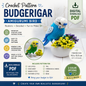 Crochet Budgerigar Bird Pattern (Digital Download)