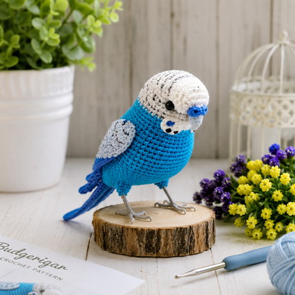 Crochet Budgerigar Bird Pattern (Digital Download)