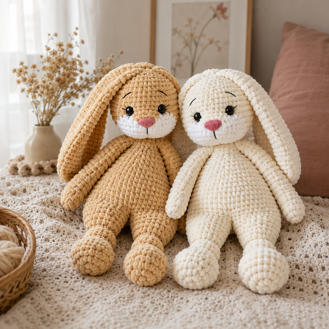 Plush Snuggler Bunny Crochet Pattern (Digital Download)