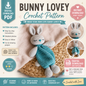 Bunny Lovey Crochet Pattern PDF | Crochet Bunny Comforter | (Digital Download)