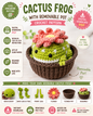 Cactus Frog with Removable Pot Crochet Pattern – (Digital Download)