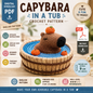 Capybara in a Tub Crochet Pattern – Amigurumi Capybara (Digital Download)