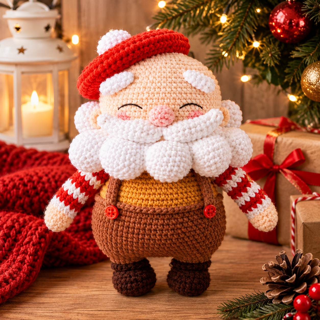 Le Père Noël Santa Claus Crochet Pattern (Digital Download)