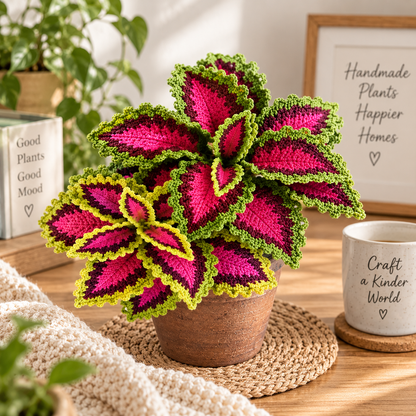 Watermelon Coleus Crochet Pattern (Digital Download)