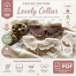 Lovely Collar Crochet Pattern, 3 Sizes | (Instant Digital Download)