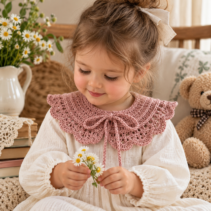 Lovely Collar Crochet Pattern | 3 Sizes | (Instant Digital Download)