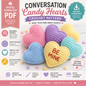 Conversation Candy Hearts Crochet Pattern (Instant Digital Download)