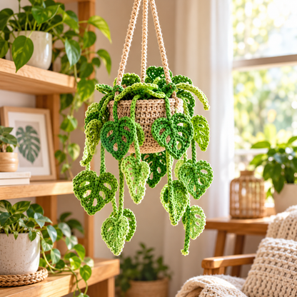 Drooping Leaves Crochet Pattern (Digital Download)