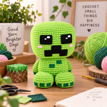 Creeper Crochet Pattern (Instant Digital Download)