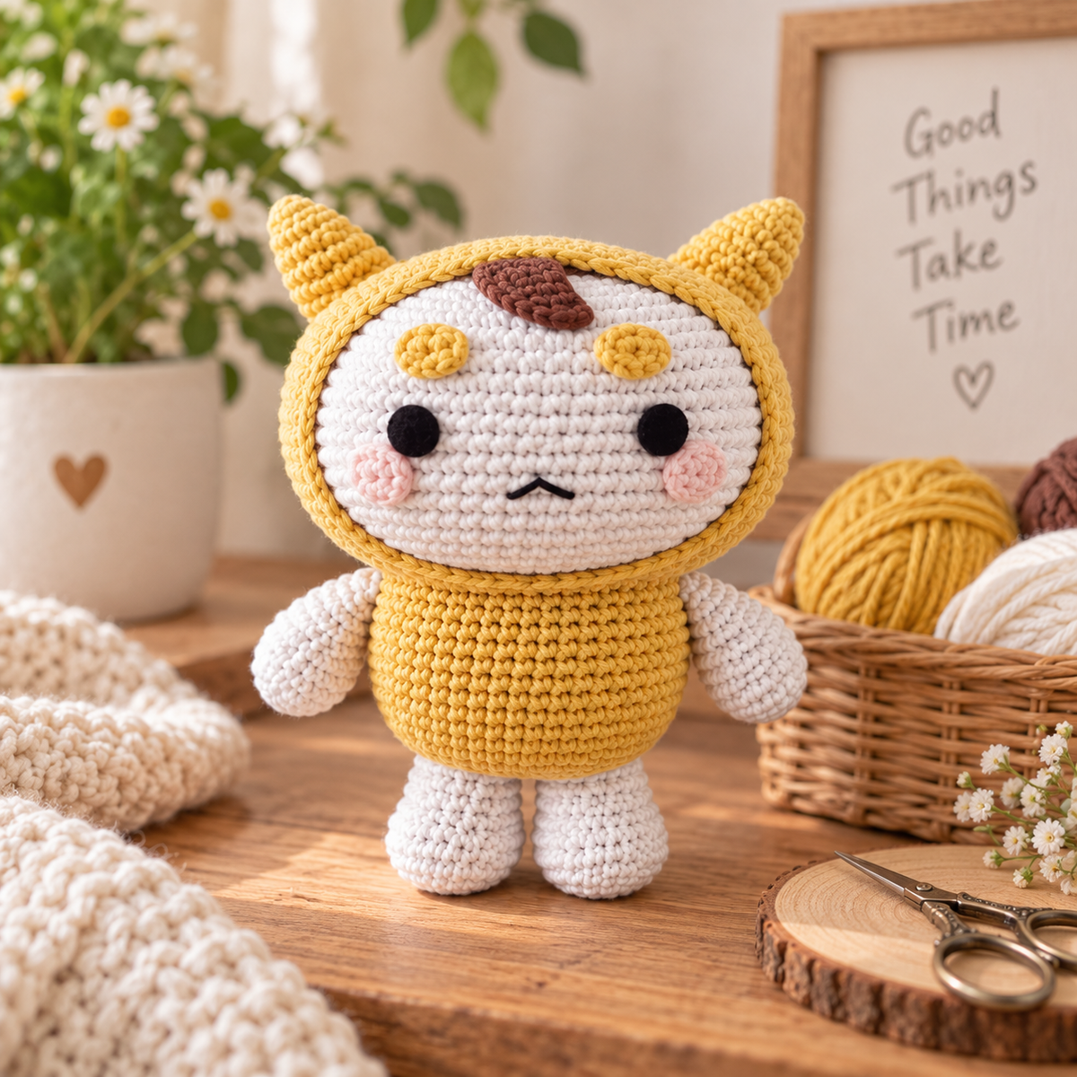 Mr. Buckwheat Crochet Pattern PDF | Cute Amigurumi Doll Pattern | (Digital Download)