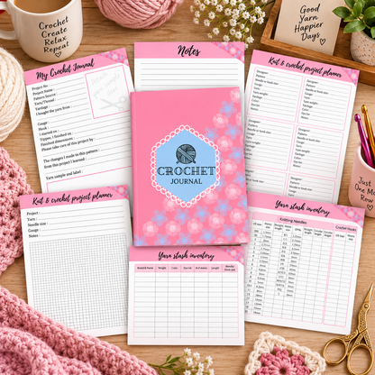 Crochet Journal Printable (Digital Download)