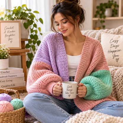 Cumulus Cardigan Crochet Pattern (Digital Download)