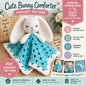 Cute Bunny Comforter Crochet Pattern (Digital Download)