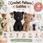 Cute Cat Crochet Pattern PDF (Instant Digital Download)