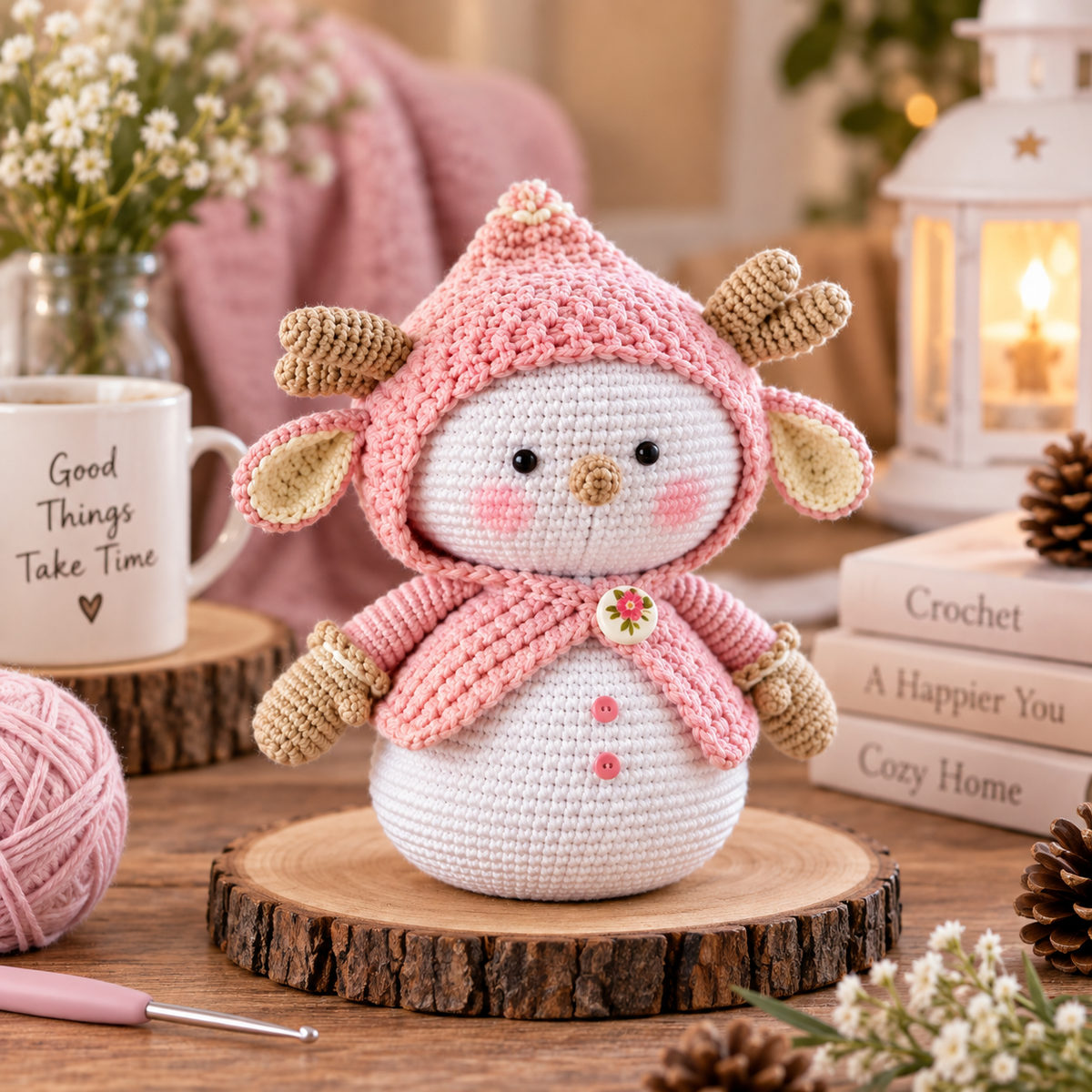 Cute Snowman Crochet Pattern (Digital Download)