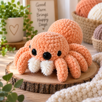 Low Sew Spider Crochet Pattern (Digital Download Crochet)